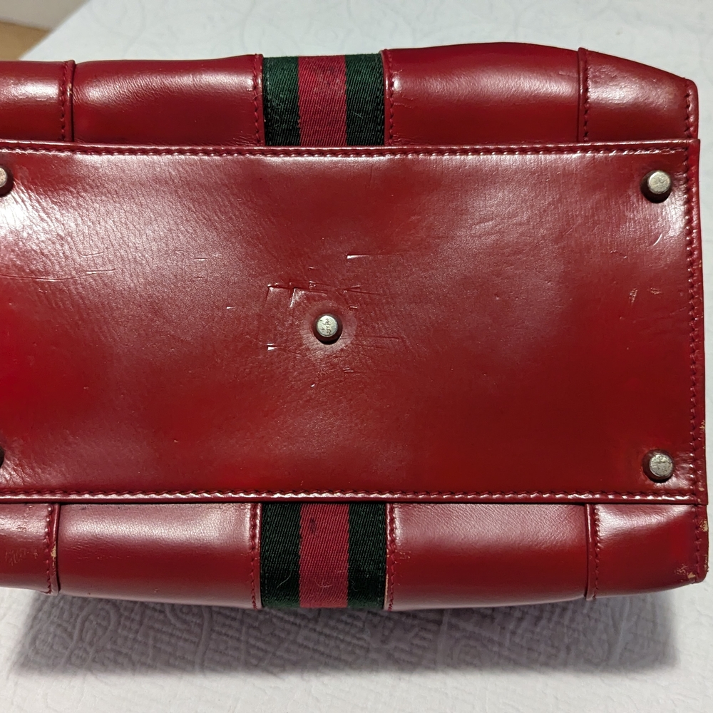 Vintage Gucci Train Case / Doctor Bag / Cosmetics Case - Picture 9 of 10